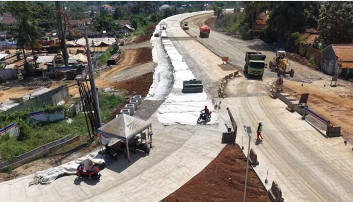 Tol Bocimi Seksi 3 Exit Cibolang Selesai Akhir Tahun, Pembangunan Capai 81,49%