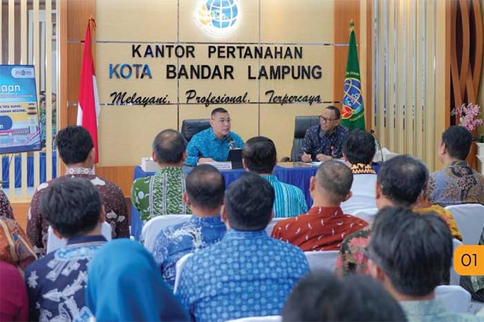Kunjungi Kantah Bandar Lampung, Wamen ATR