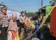 Krisis, Satlantas Polres Sukabumi Kota Kucurkan 12 Ribu Liter Air Bersih