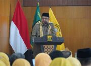 Bupati Sukabumi, Asep Japar saat menghadiri Pelantikan dan Pengukuhan Pengurus APSI
