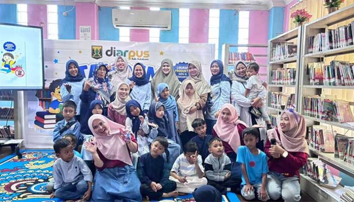 Lewat TANDEM BAPER Diarpus Kabupaten Sukabumi Ajak Anak Tinggalkan Gadget