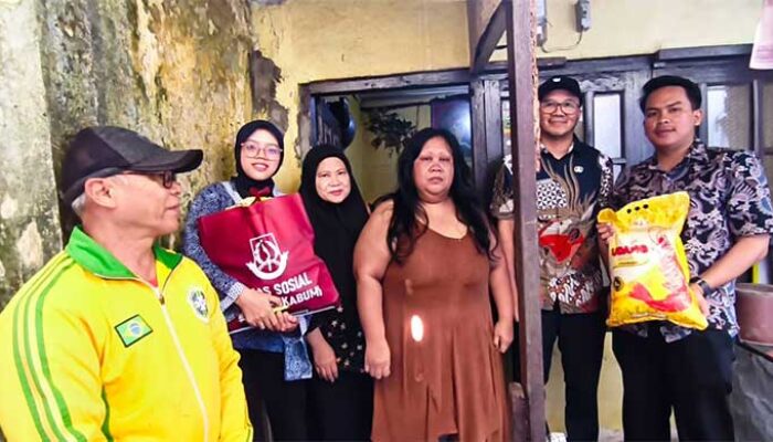 Dinas Sosial Kota Sukabumi Kucurkan Bantuan