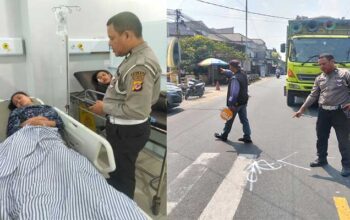 Kecelakaan Beruntun di Cicurug Sukabumi