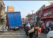 Kecelakaan lalu lintas di Jalan Raya Cisaat Sukabumi