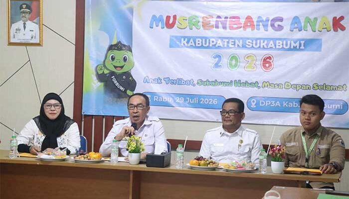 Wujudkan KLA, Sekda Kabupaten Sukabumi Minta Usulan Anak Masuk RKPD