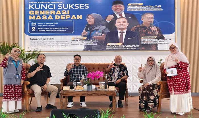 Diarpus Kabupaten Sukabumi Pacu Budaya Baca Ratusan Santri Al-Bayan