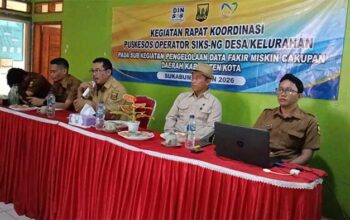 Dinsos Kabupaten Sukabumi Gembleng Operator Data