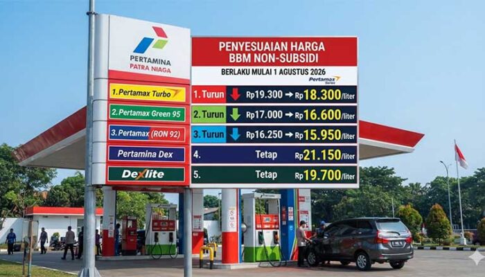 Harga Pertamax per 1 Agustus 2026 Turun