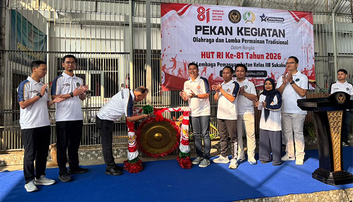 HUT RI ke-81, Lapas Sukabumi Hadirkan Lomba Tradisional