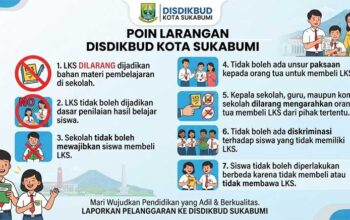 Poin Larangan Disdikbud Kota Sukabumi terkait LKS