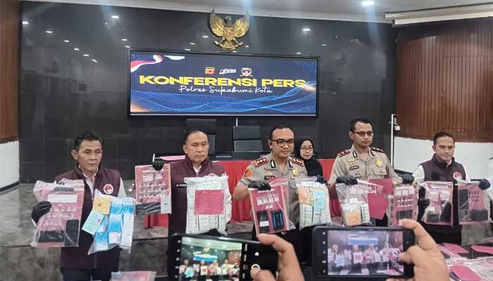 Polres Sukabumi Kota Ungkap 36 Kasus Narkoba , 43 Pengedar dan Kurir Dibekuk