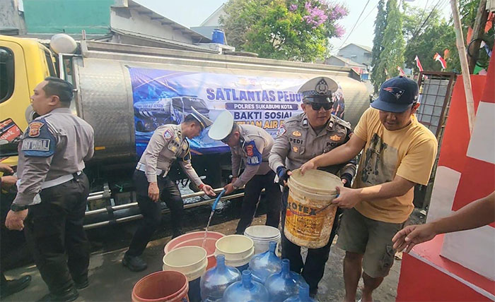 Satlantas Polres Sukabumi Kota Alirkan