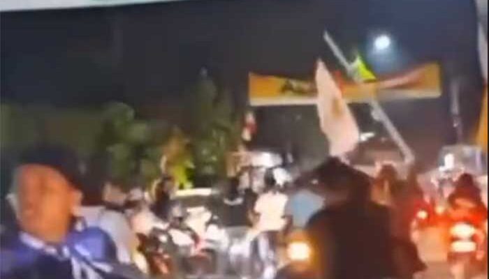 Suporter Persib Vs Persija Gesekan di Sukabumi Pasca Nobar