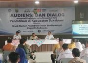 Wamen Dikdasmen Serap Aspirasi Pendidikan di Sukabumi