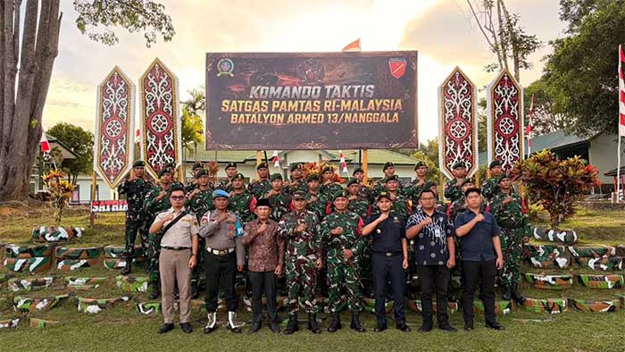 Yonarmed 13 Kostrad di Perbatasan
