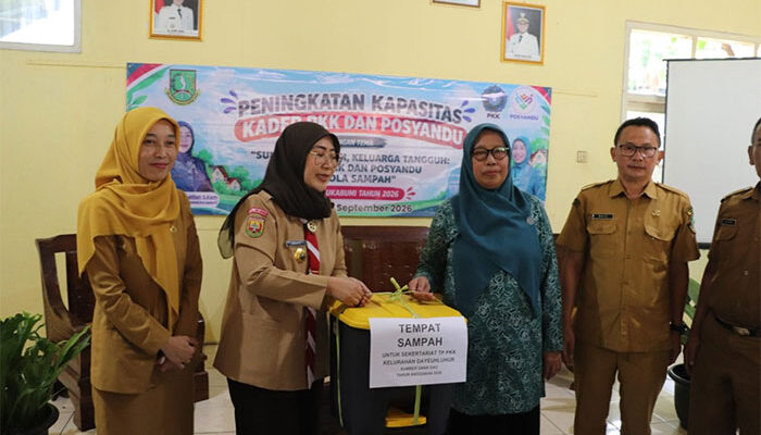 Kader PKK Kota Sukabumi Didorong Jadi Pelopor Pengelolaan Sampah