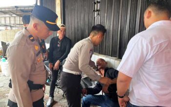 Pria Bawa Sajam di Pasar Lettu Bakrie Sukabumi