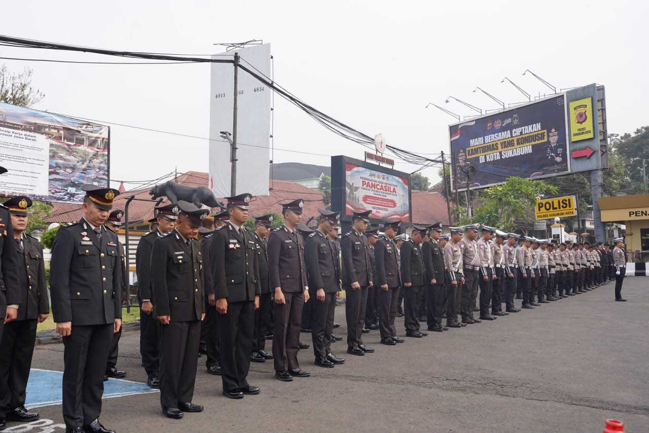 Polres Sukabumi Kota Teguhkan Semangat Pancasila
